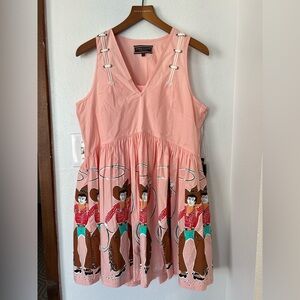 Double D Ranch Pink Western Mini Dress